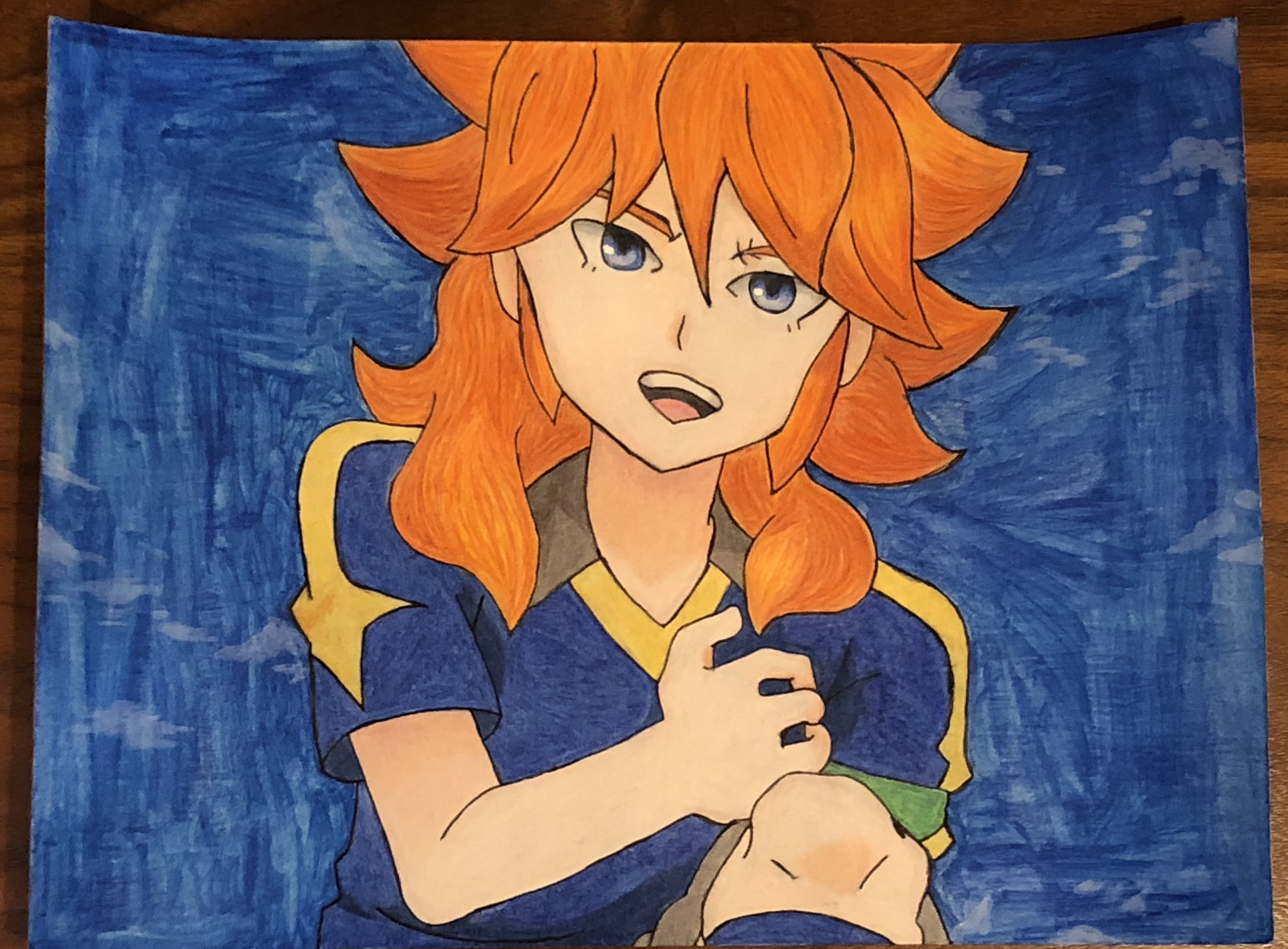Finished drawing of Amemiya Taiyou!